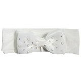 Fascia In Tulle Con Fiocco In Organza E Svarowsky Neonata PETIT 8516046