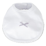 Bavette Bi-Color Con Fiocco Neonati CALAMARO 74017