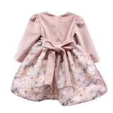 Langarmkleid mit Samtmieder für Babys TETO E TATTA VE5427