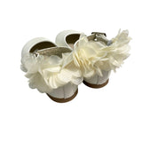 Scarpe Modello Ballerina Con Fiori In Pelle Bambina RIZITOS B3611R