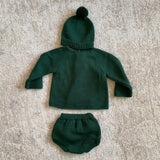 Completo Tre Pezzi Con Culotte Cardigan E Cappello Neonato/a BABY FASHION 521.5