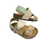 Sandali Primi Passi In Pelle Con Fibie Neonato RIZITOS AC3002