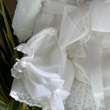 Langärmliges Taufkleid für Mädchen PONTO POR PONTO 5907