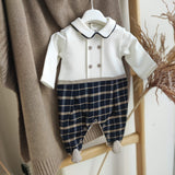Whole Romper In Warm Cotton Newborn TETO AND TATTA TU2540