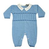 Tutina Intera In Misto Lana Con Trama Trecce Neonato BEBE' MARGO' B071T