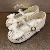 Schuhmodell Ballerina aus Wildleder mit Schleife Neugeborenes BABY WALKER 993
