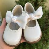 Scarpe Modello Ballerina Con Fiocco In Pelle Bambina PANYNO B3604