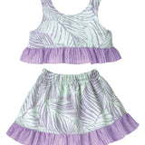 Completo Elegante Con Gonna E Top Bambina CALAMARO A11004