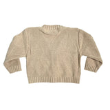 Cardigan aus Baumwollgarn mit Neugeborenen-Zopf PONTO POR PONTO 765