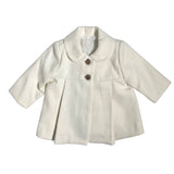 Cappotto Svasato In Panno Con Colletto Tondo Neonata/o DEL SUR 3991S