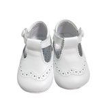 Scarpa Da Culla Francesina In Pelle Neonato Indice 1672P