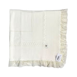 Coperta Scialle In Acrilico Con Pizzo Neonata GRANLEI 228
