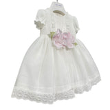 Abito Elegante Battesimale In Cotone Neonata TETO E TATTA VE7429