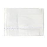 Cotton Sheet For Baby Carriage With Blue Embossing LA SARTORIA DEI PICCOLI LL150