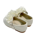 Scarpe Primi Passi Modello Ballerina Con Fiori In Pelle Neonata PANYNO B3402