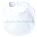 Set mit 2 Baumwoll-Lätzchen mit Spitze für Babys SQUID 74021