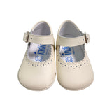 Ballerina Culla In Pelle Con Cinturino Neonata INDICE 1513C