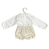2-teiliges elegantes beiges Babyset GRANLEI 23253