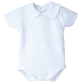 Halbarm-Body aus Baumwolle mit Rundhalsausschnitt Squid 19106C