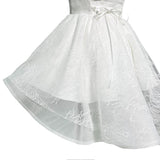 Abito Elegante Mezza Manica In Pizzo Neonata PETIT 2016041