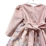 Langarmkleid mit Samtmieder für Babys TETO E TATTA VE5427