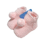 Warme Schuhsocken aus Baumwolle mit Bommeln für Neugeborene SARDON VE332