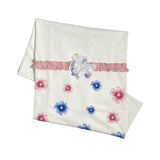 Coperta Scialle In Cotone Fantasia Floreale Neonata TETO E TATTA CO6090