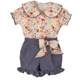 Completo Con Shorts E Camicia Bambina CALAMARO 17946