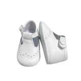 Scarpa Da Culla Francesina In Pelle Neonato Indice 1672P