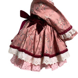 Elegantes, ausgestelltes Langarmkleid für Baby-Mädchen LA AMAPOLA 0042