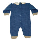 Tutina Intera In Misto Lana Con Trama Rombi Neonato BEBE' MARGO' B074T