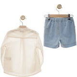 Completo Con Bermuda E Camicia Bambino YOEDU 1216