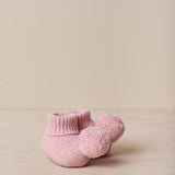 Schuhsocken aus Wolle mit Pom Pon Baby Boy WEDOBLE I2305345A