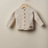 Cardigan In Lana E Cashmire Con Trecce Bambino/a WEDOBLE I2307308A