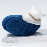 Scarpine In Filo Di Cotone Neonato LA SARTORIA DEI PICCOLI LSC1012