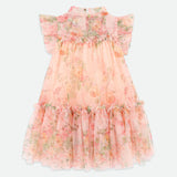 Abito Elegante In Tulle Stampa Rose Bambina ANGEL'S FACE MARIGOLDPEACH