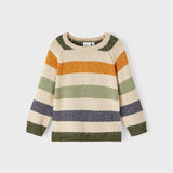 Warmer gestreifter Baumwollpullover für Jungen NAME IT 13220786