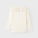 Maglia In Caldo Cotone Millerighe Con Pizzo Neonata NAME IT 13221616