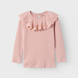 Maglia In Caldo Cotone Millerighe Con Pizzo Neonata NAME IT 13221616