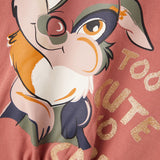 Felpa In Caldo Cotone Bamby Tamburino Disney Rosa Bambina NAME IT 13221104