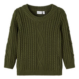 Pullover mit Zopfmuster aus warmer Bio-Baumwolle für Jungen NAME IT 13220780