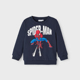 Felpa In Caldo Cotone Spiderman Marvel Blu Bambino NAME IT 132192245