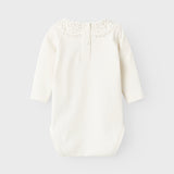 Body In Cotone Manica Lunga Con Collo In Macrame' Neonata NAME IT 13225699