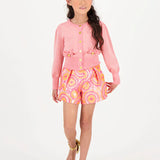 Cardigan In Filo Di Cotone Con Fiocchi Bambina ANGEL'S FACE NICOLETTEF