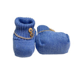 Schuhsocken aus 100 % Wolle mit Knöpfen für Neugeborene BIMBALO' 6786