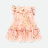 Abito Elegante In Tulle Stampa Rose Neonata ANGEL'S FACE ROSEBUD