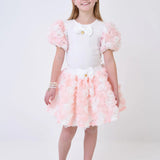 Completo Elegante Con Fiori 3D Bambina ANGEL'S FACE ROSESSET