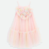 Abito Smanicato Con Tulle Bambina ANGEL'S FACE ROSHEEN