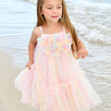 Abito Smanicato Con Tulle Bambina ANGEL'S FACE ROSHEEN