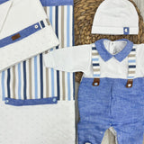 Corredino Nascita In Cotone Neonato LA SARTORIA DEI PICCOLI CORDLINO